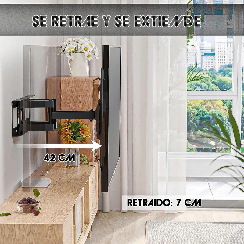 SOPORTE TV ARTICULADO PARA PANTALLAS DE 32 A 70 PULGADAS - 2