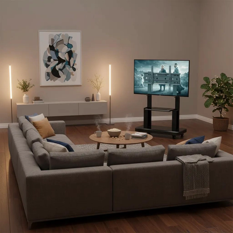PEDESTAL PARA TV CON RUEDAS 32 A 70 PULGADAS - 3