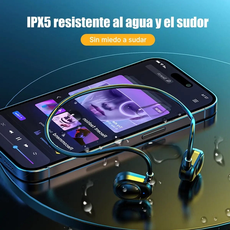 AUDIFONO INALAMBRICO BLUETOOTH PARA DEPORTE CON SONIDO DE - 4