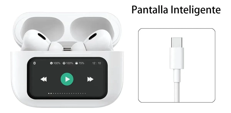 AURICULARES BLUETOOTH INALAMBRICOS CON PANTALLA TACTIL Y - 2