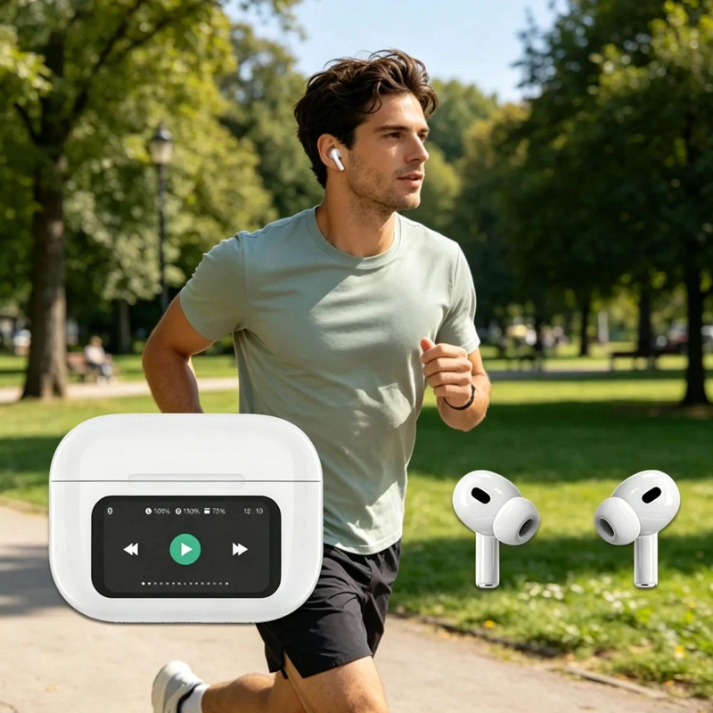 AURICULARES BLUETOOTH INALAMBRICOS CON PANTALLA TACTIL Y - 5