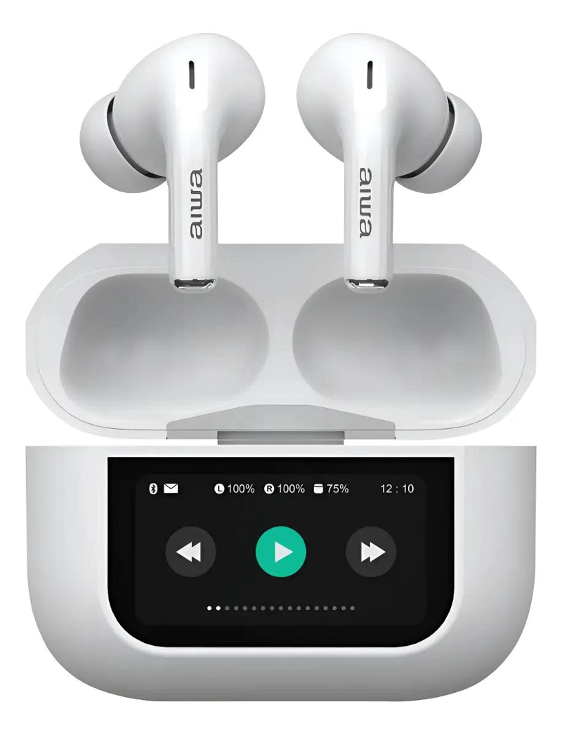 AUDIFONOS IN EAR BLUETOOTH CON PANTALLA TACTIL - 1