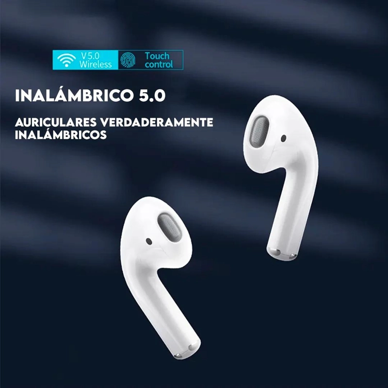 AUDIFONOS BLUETOOTH TWS W11 PRO BLANCO - 2