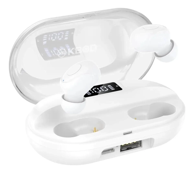 AUDIFONOS INALAMBRICOS BLUETOOTH 5.3 DUAL KBOD C21 - 1