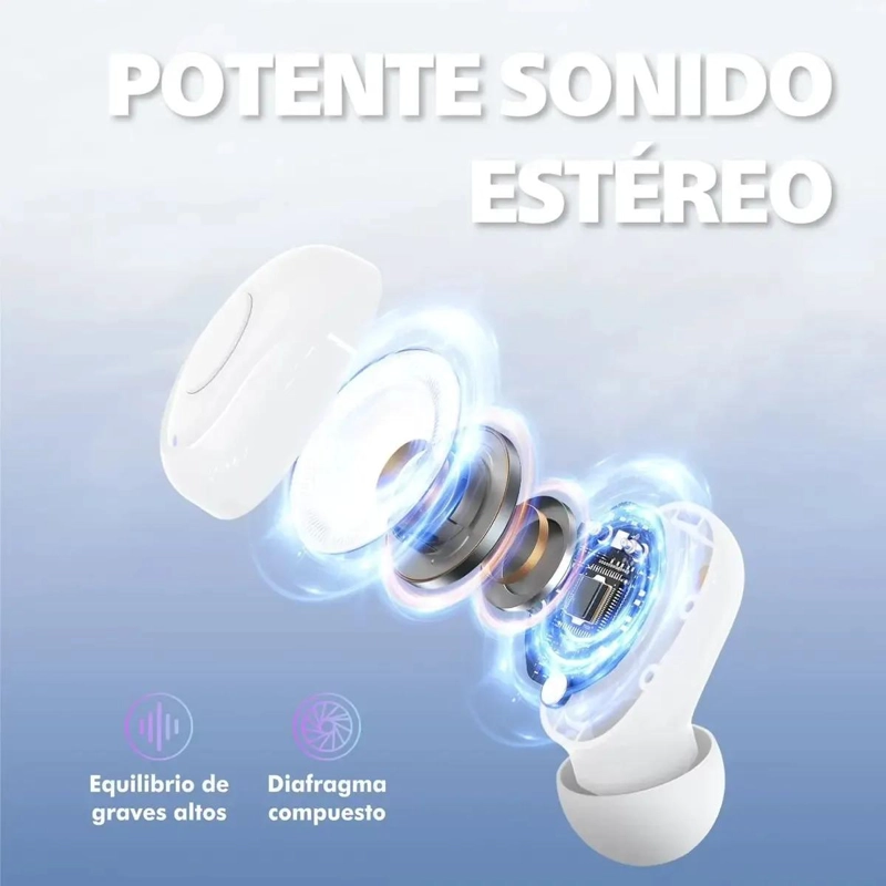 AUDIFONOS INALAMBRICOS BLUETOOTH 5.3 DUAL KBOD C21 - 2