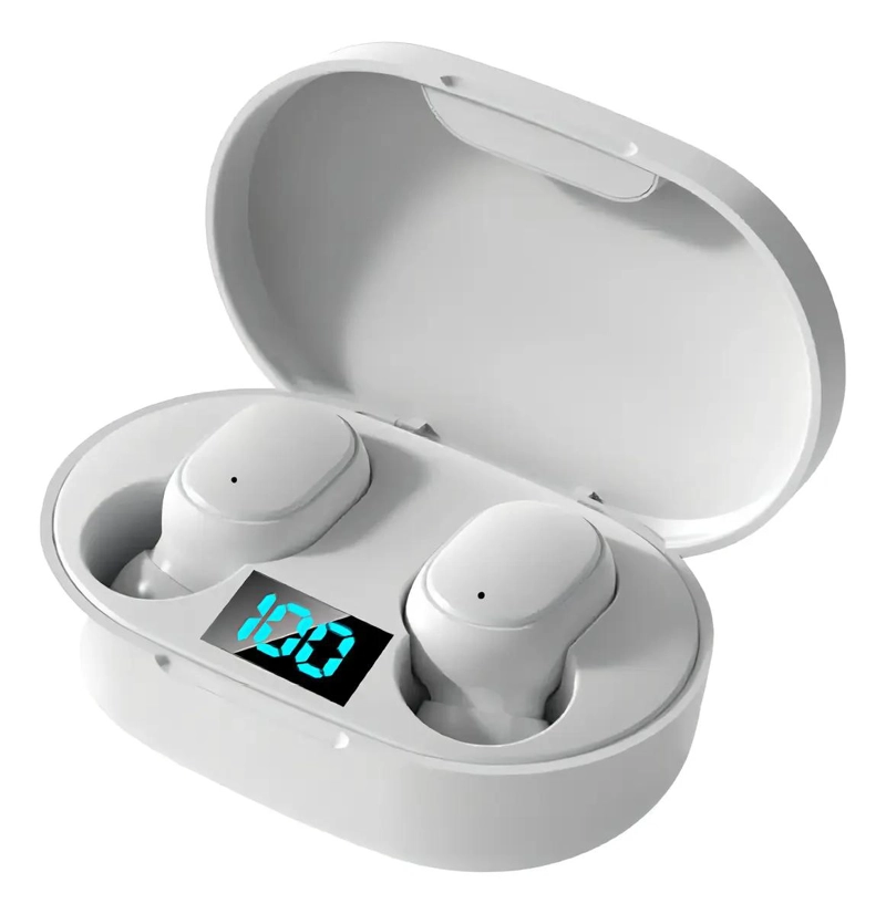 AUDIFONOS IN-EAR BLUETOOTH BLANCO CON MICROFONO - 2