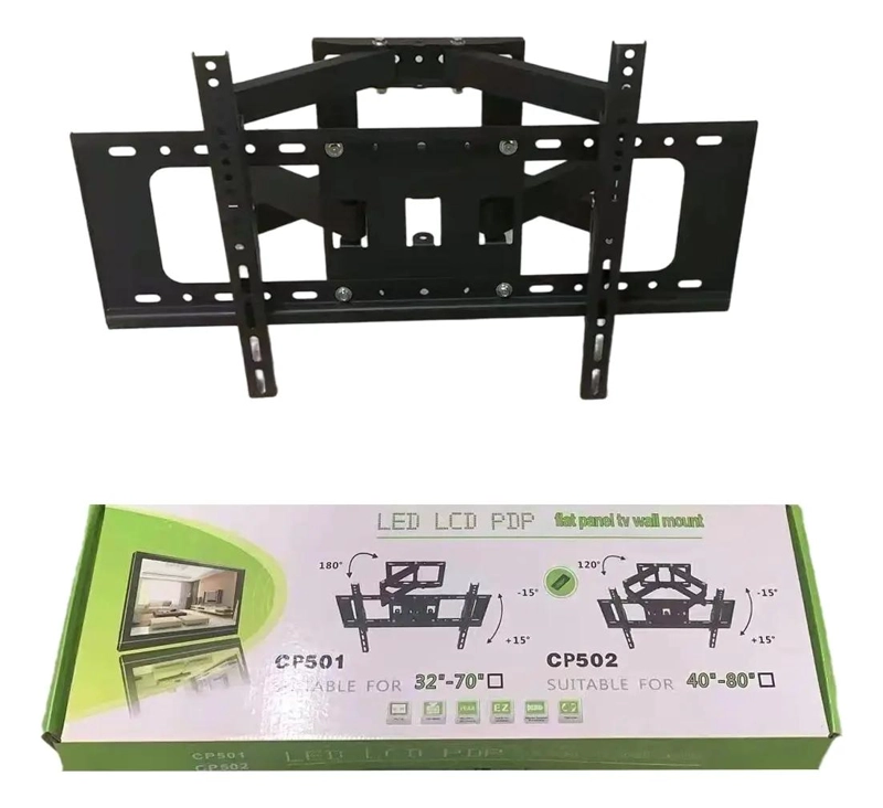 SOPORTE DE PARED TELESCOPICO GIRATORIO PARA TV 32-85' - 2