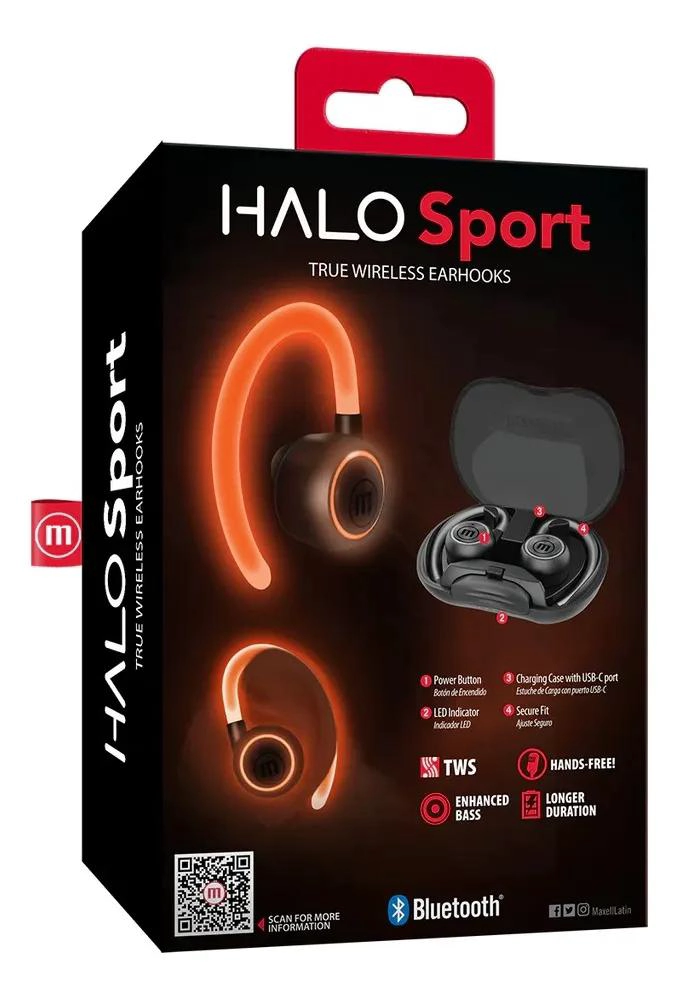 AUDIFONOS INALAMBRICOS DEPORTIVOS CON ILUMINACION - 3