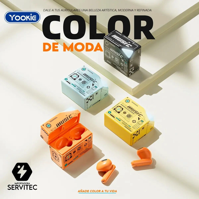 AUDIFONOS INALAMBRICOS BLUETOOTH YOOKIE YKS191 - 3