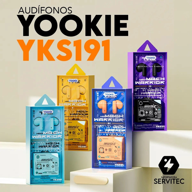 AUDIFONOS INALAMBRICOS BLUETOOTH YOOKIE YKS191 - 4