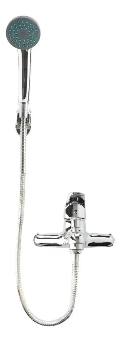LLAVE MONOMANDO CROMADA PARA TINA Y DUCHA CON MANGUERA - 3