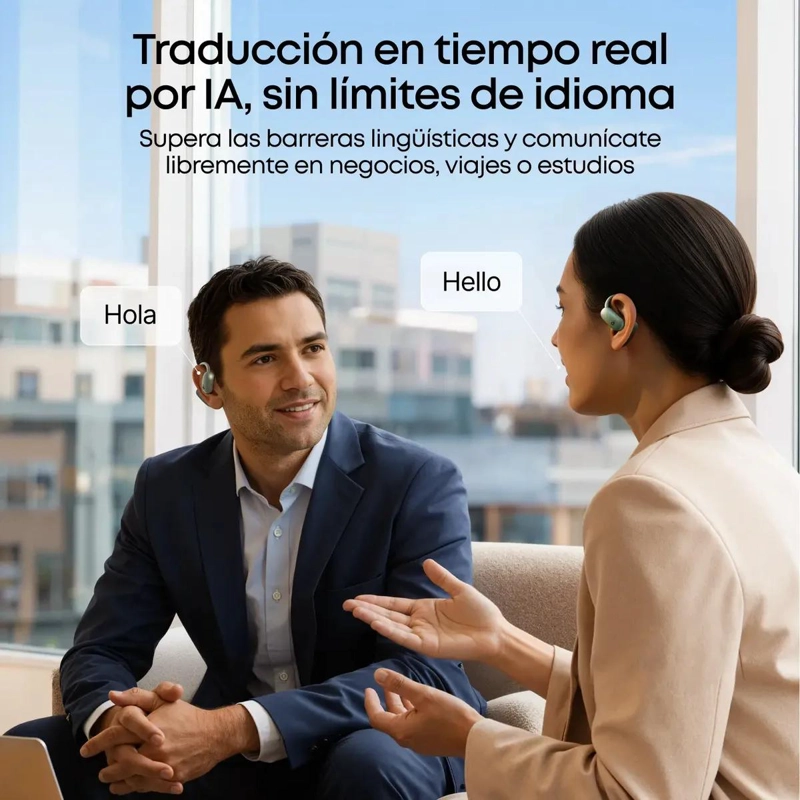 AUDIFONOS BLUETOOTH OPEN EAR CON ASISTENTE AI - 5