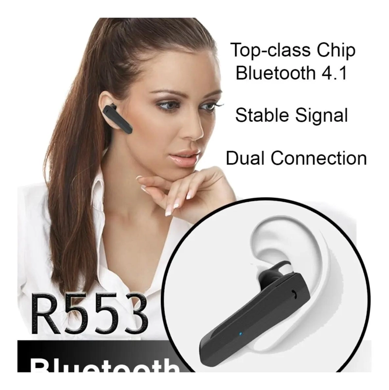 AUDIFONOS BLUETOOTH MANOS LIBRES EJECUTIVOS BLANCO - 3