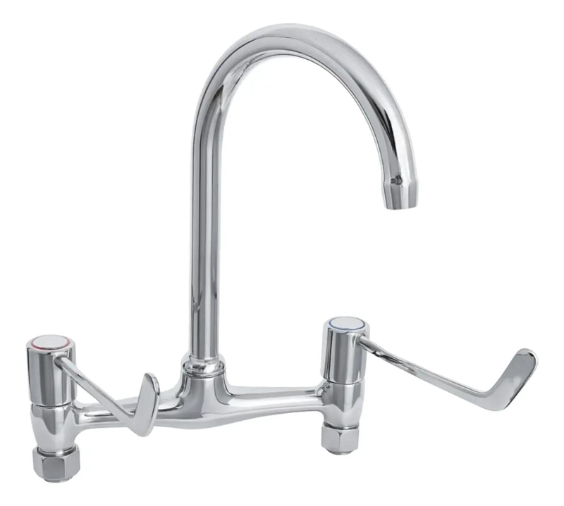 LLAVE PARA LAVAMANOS QUIRURGICA CON ACCESORIOS - 1