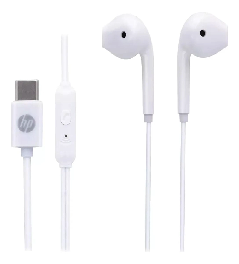 AUDIFONOS ALAMBRICOS CON CONECTOR TYPE-C BLANCO - 1