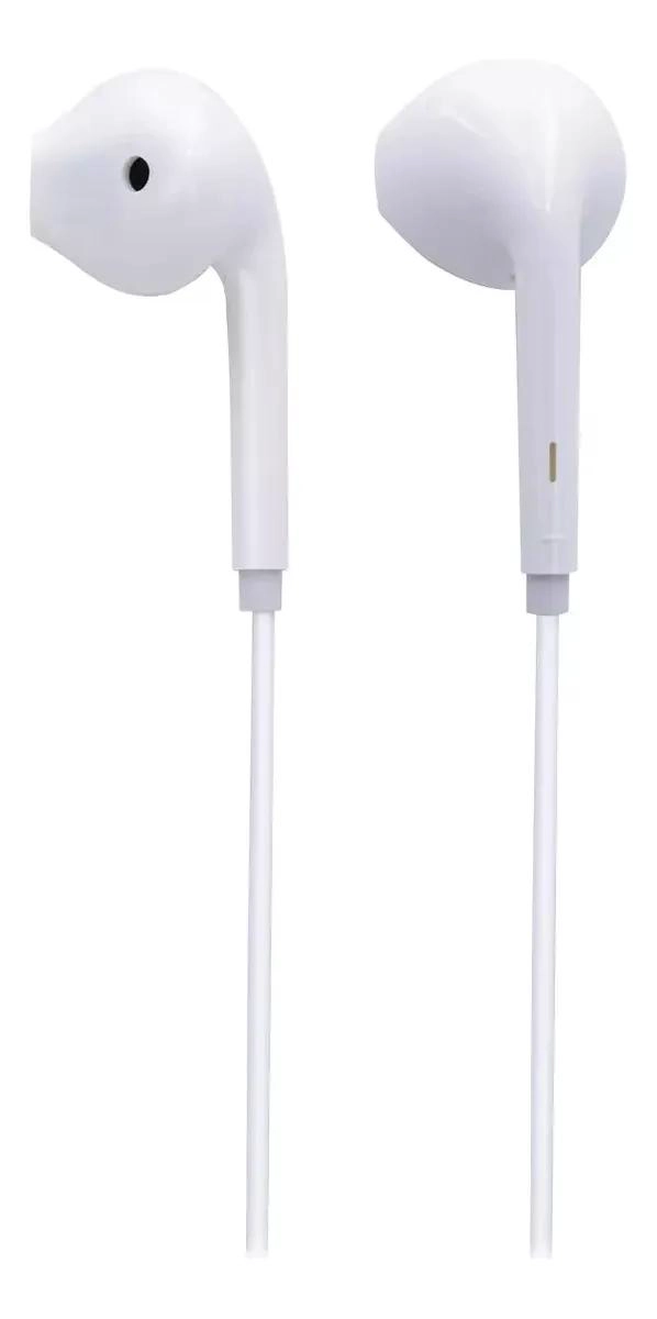 AUDIFONOS ALAMBRICOS CON CONECTOR TYPE-C BLANCO - 2