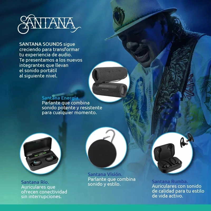 AURICULARES BLUETOOTH 5.1 INALAMBRICOS SANTANA RIO - 4