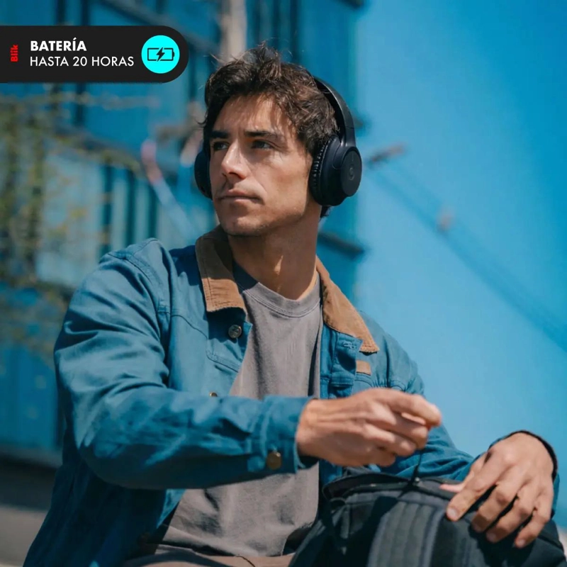 AUDIFONOS BLUETOOTH INALAMBRICOS CON 20 HORAS DE BATERIA - 3