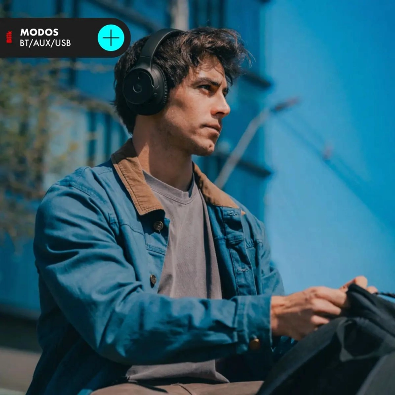 AUDIFONOS BLUETOOTH INALAMBRICOS CON 20 HORAS DE BATERIA - 5