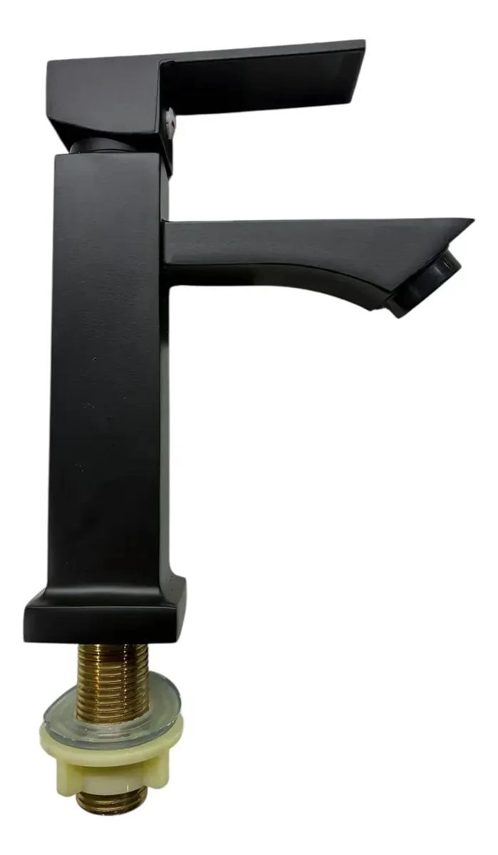 GRIFERIA MONOCOMANDO PARA LAVATORIO ACERO NEGRO MATE - 1