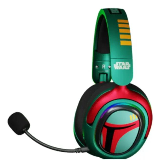 AUDIFONOS INALAMBRICOS GAMING CON MICROFONO Y LUZ LED - 1