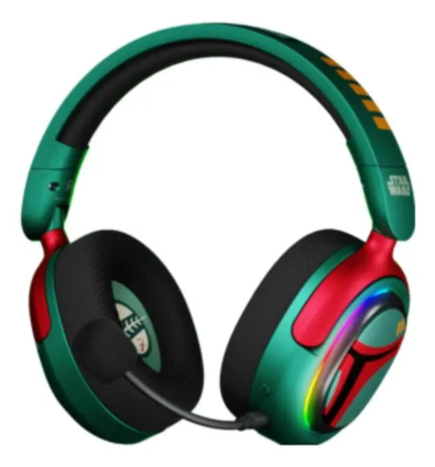 AUDIFONOS INALAMBRICOS GAMING CON MICROFONO Y LUZ LED - 3