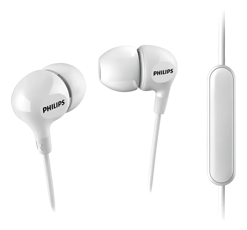 AURICULARES IN EAR CON MICROFONO COLOR BLANCO - 1