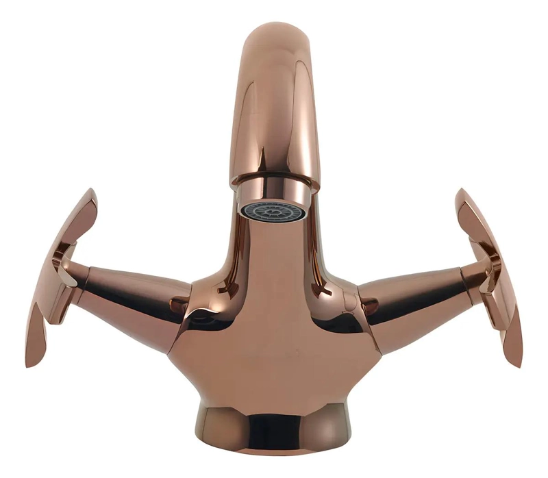 MONOBLOCK LAVATORIO COLOR COBRE ESTRECHO - 3