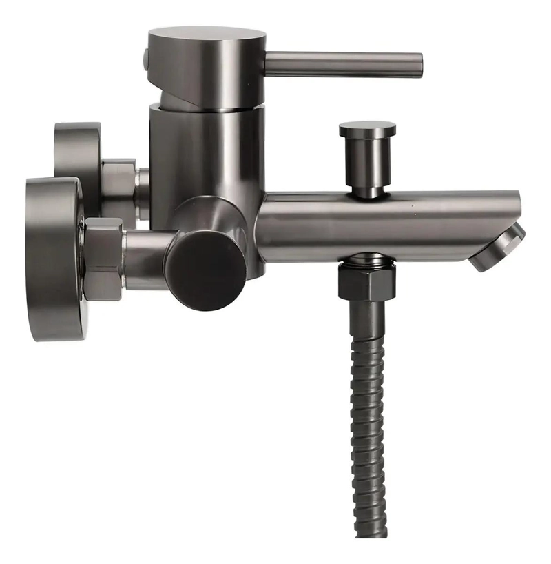 LLAVE MONOMANDO PARA TINA Y DUCHA ACERO INOXIDABLE - 1