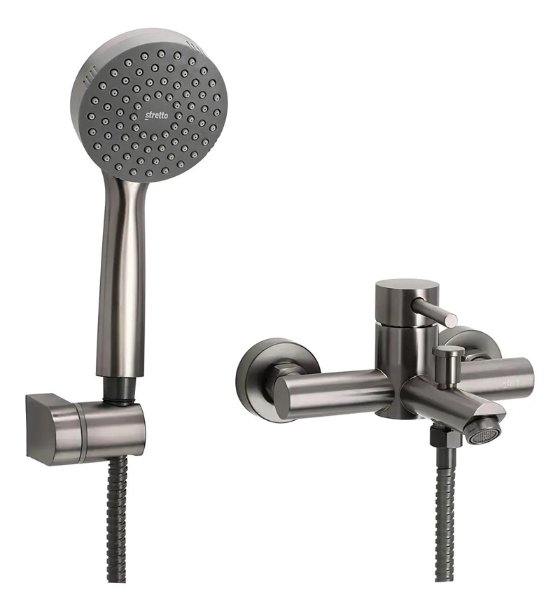 LLAVE MONOMANDO PARA TINA Y DUCHA ACERO INOXIDABLE - 3