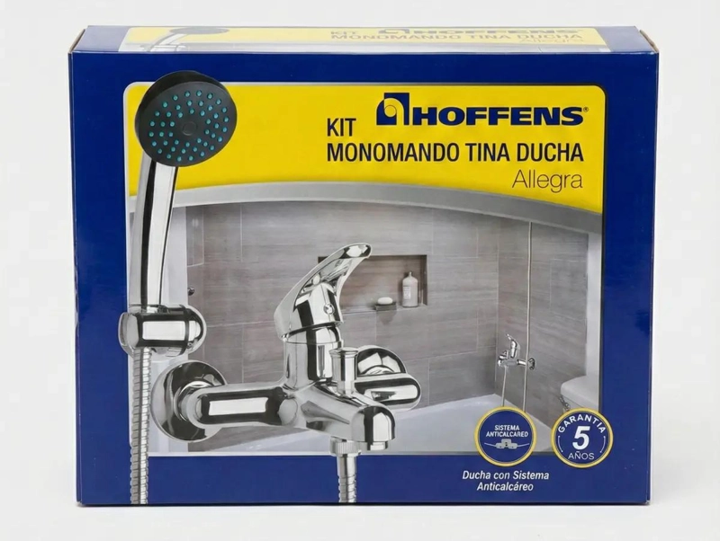 MEZCLADORA DE BAÑO MONOMANDO CROMADA ALLEGRA - 2