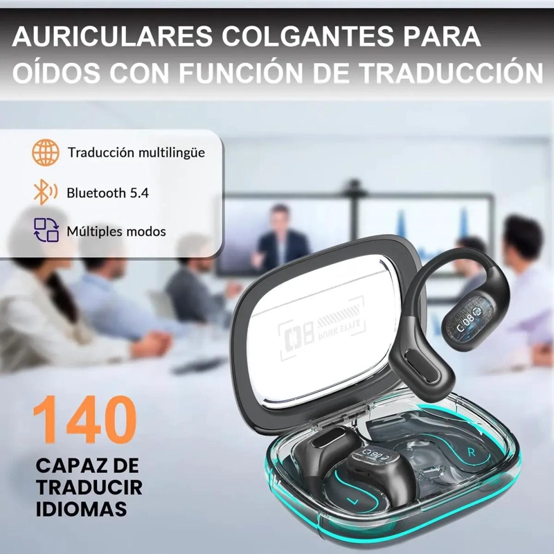 AURICULARES TRADUCTOR PORTATIL CON VOZ EN 140 IDIOMAS - 5