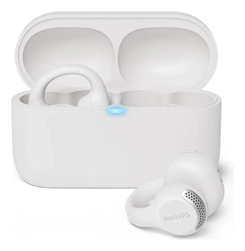 AUDIFONOS EAR CLIP BLANCO CON DISEÑO ERGONOMICO - 1