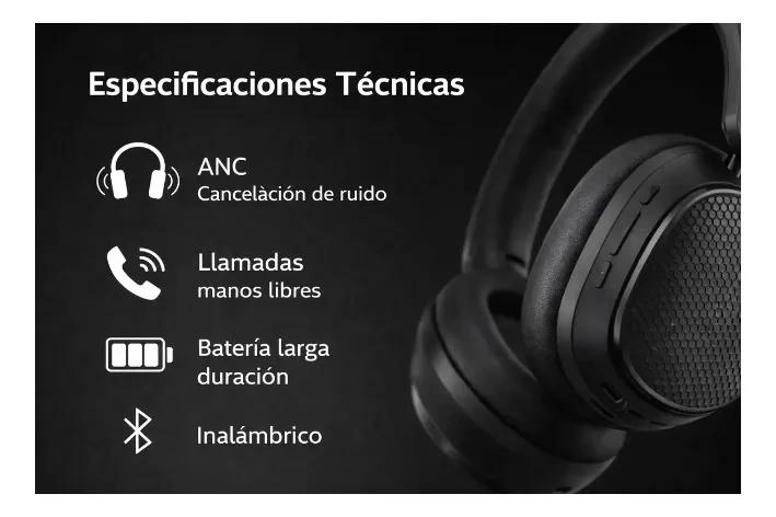 AUDIFONOS UIDA10 CON CANCELACION DE RUIDO Y SONIDO CLARO - 4