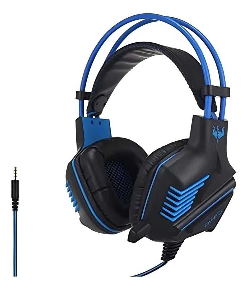 AURICULARES GAMER CON MICROFONO Y LED PARA PS4 - 1