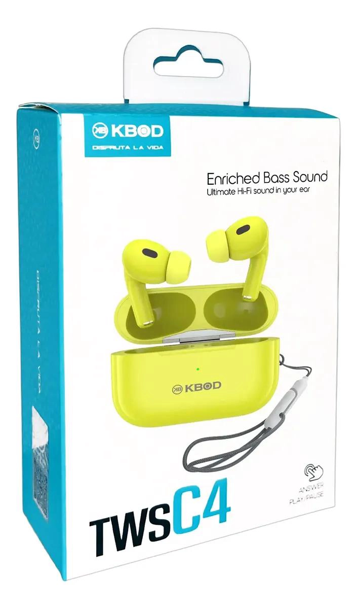 AUDIFONOS INALAMBRICOS BLUETOOTH MANOS LIBRES COLOR AMAR - 4