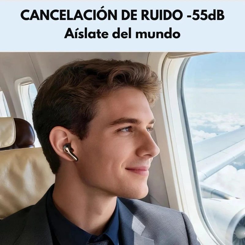 AUDIFONOS BLUETOOTH ANC AIR5 PRO PLUS CON SONIDO HI-RES - 4