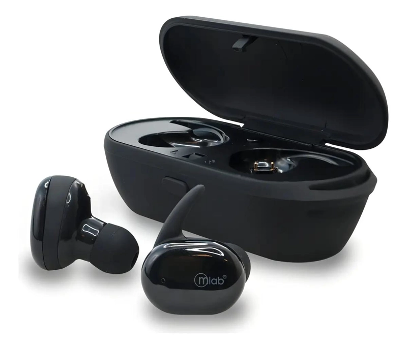 AURICULARES IN-EAR BLUETOOTH TWS CON MICROFONO NEGRO - 2