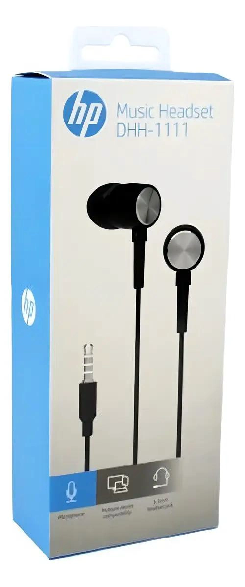 AURICULARES IN EAR NEGROS CON MICROFONO - 2