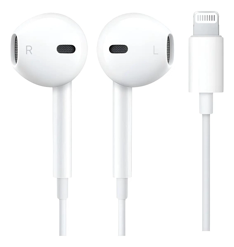AUDIFONOS IN EAR CON CONECTOR LIGHTNING BLANCO - 1