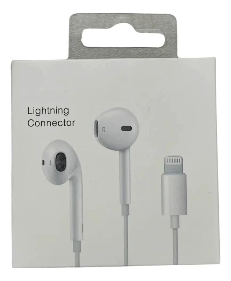 AUDIFONOS IN EAR CON CONECTOR LIGHTNING BLANCO - 2
