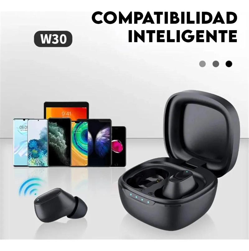 AUDIFONOS INALAMBRICOS TWS CON ESTUCHE DE CARGA - 3
