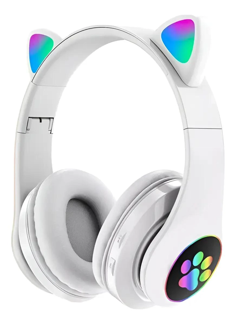 AURICULARES GAMER INALAMBRICOS COLOR MORADO CON MICROFONO - 1