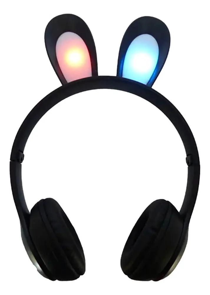 AUDIFONOS BLUETOOTH RECARGABLES PARA NIÑOS CON OREJAS LUM - 1