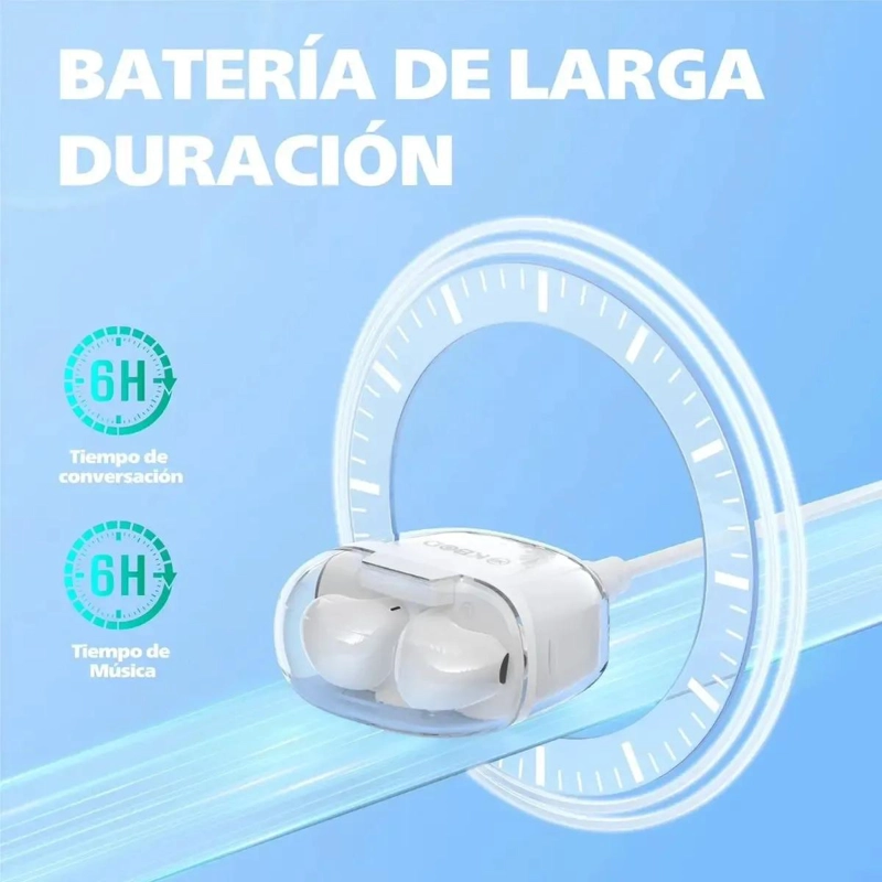 AUDIFONOS INALAMBRICOS BLUETOOTH TWS C52 CON ESTUCHE - 4