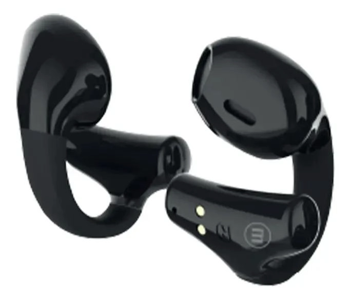 AUDIFONOS BLUETOOTH EAR CUFF CLIP ON OPEN-EAR TWS NEGROS - 2
