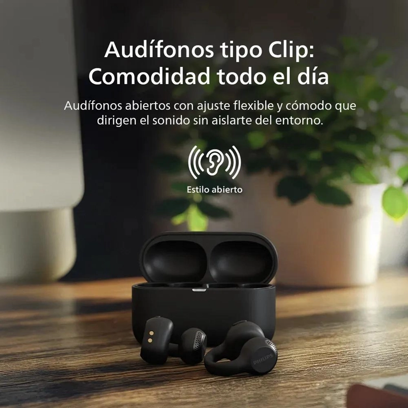 AUDIFONOS BLUETOOTH CLIP TAQ2000 NEGRO - 4