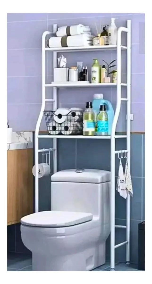 ORGANIZADOR DE BAÑO CON NIVELES PARA INODORO - 2