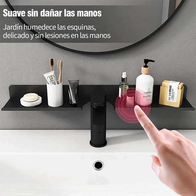 ORGANIZADOR DE DUCHA NEGRO PARA GRIFO 50 CM - 5