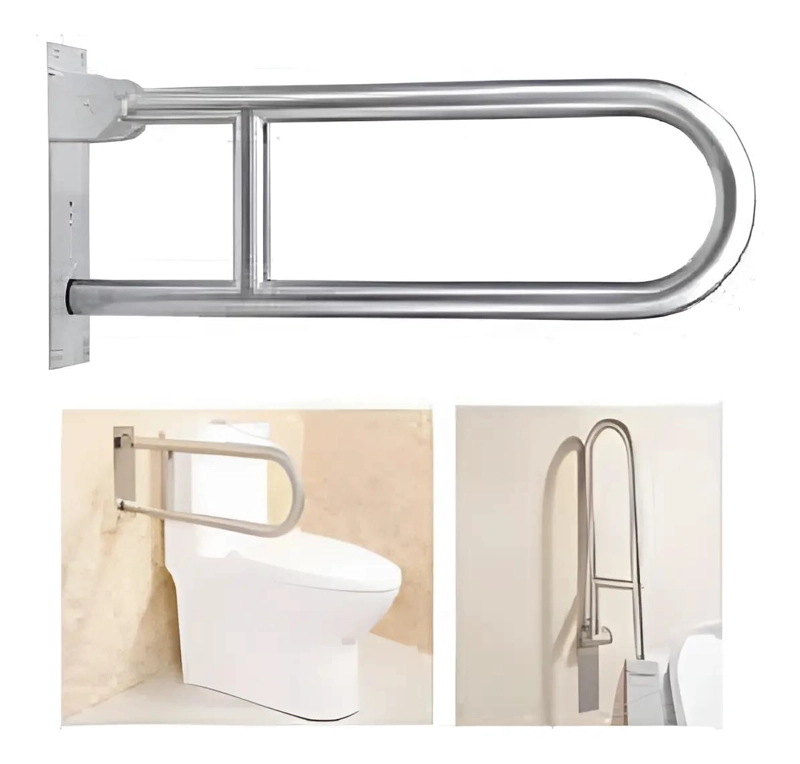 BARANDILLA PLEGABLE DE ACERO INOXIDABLE PARA BAÑO - 1